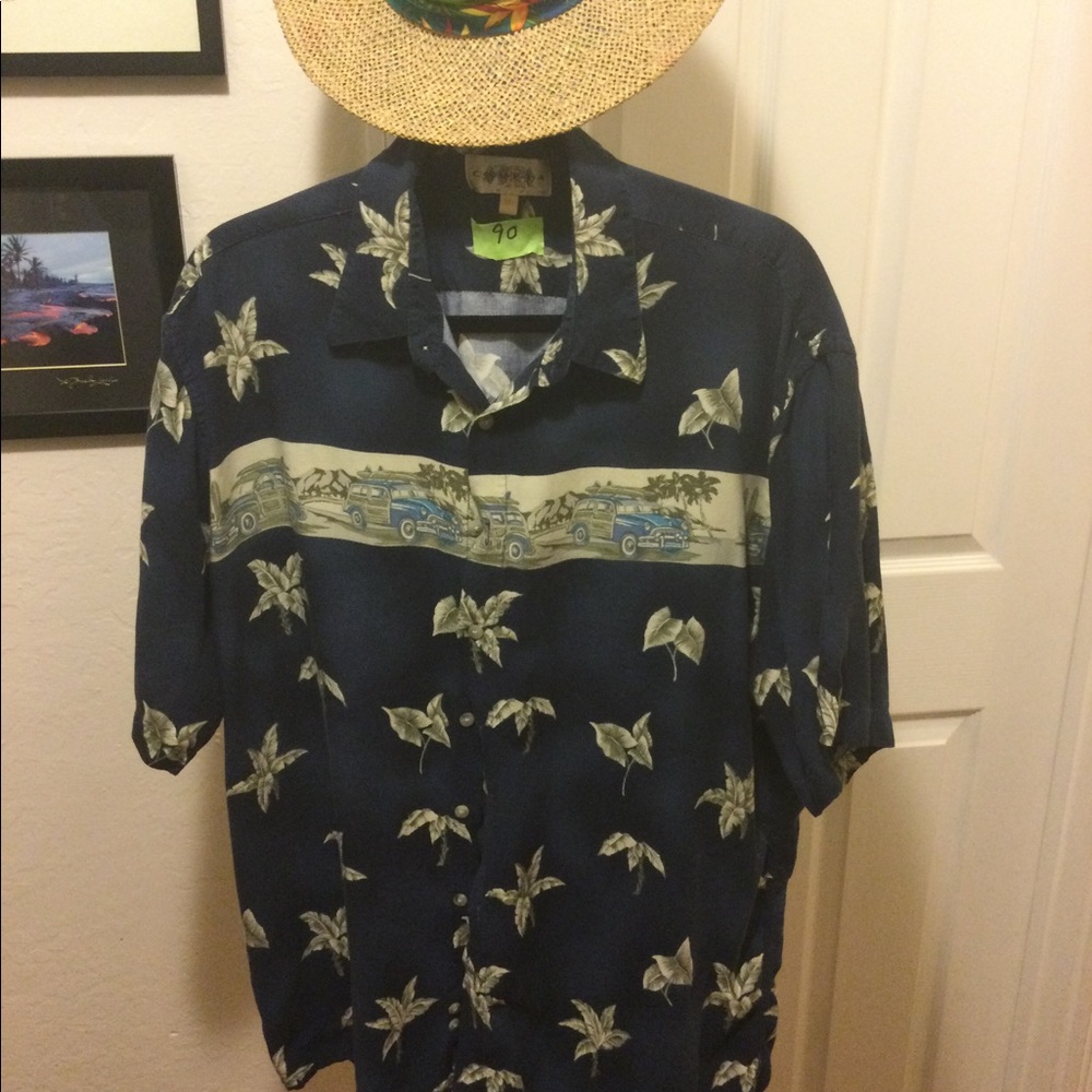 Campia moda Blue Hawaiian shirt